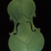 Colour changing 3D printed violin