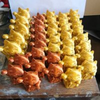 Army of 3D printed cats